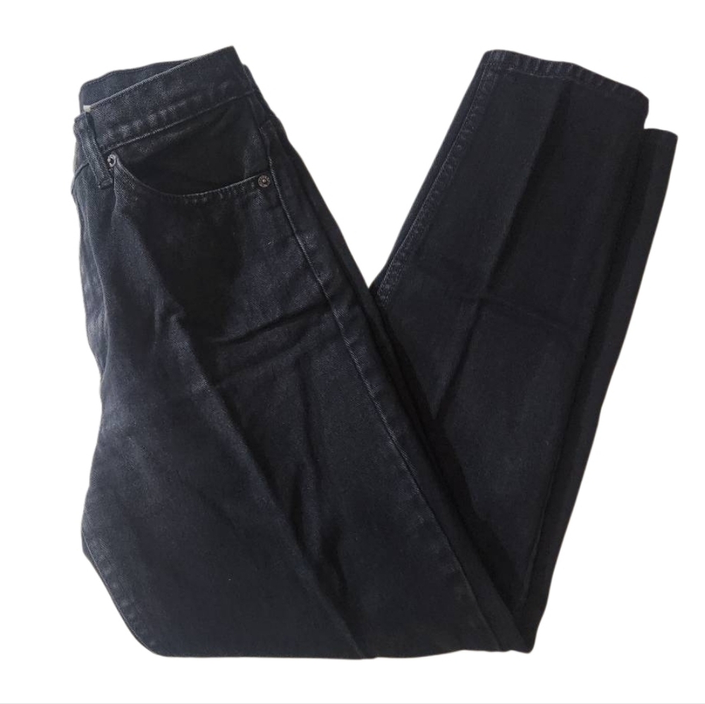 Vintage 80s Jordache Black‎ Jeans Size 7/8